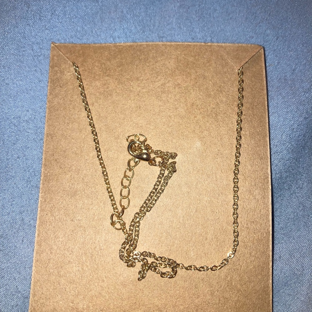 Gold Capricorn Zodiac Pendant Necklace - Picture 3 of 3